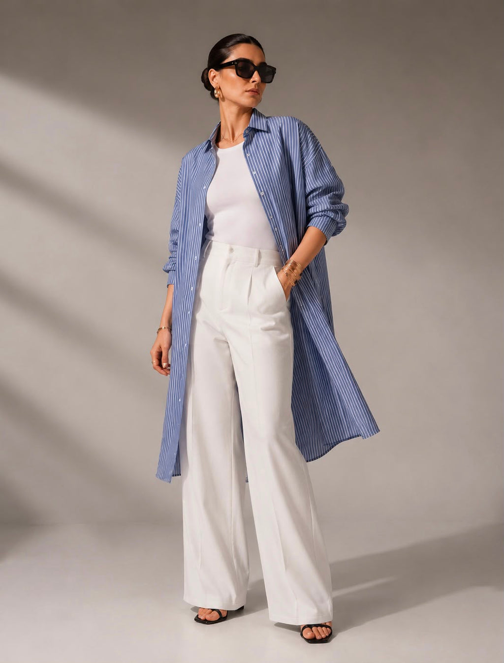 White Essential Pants