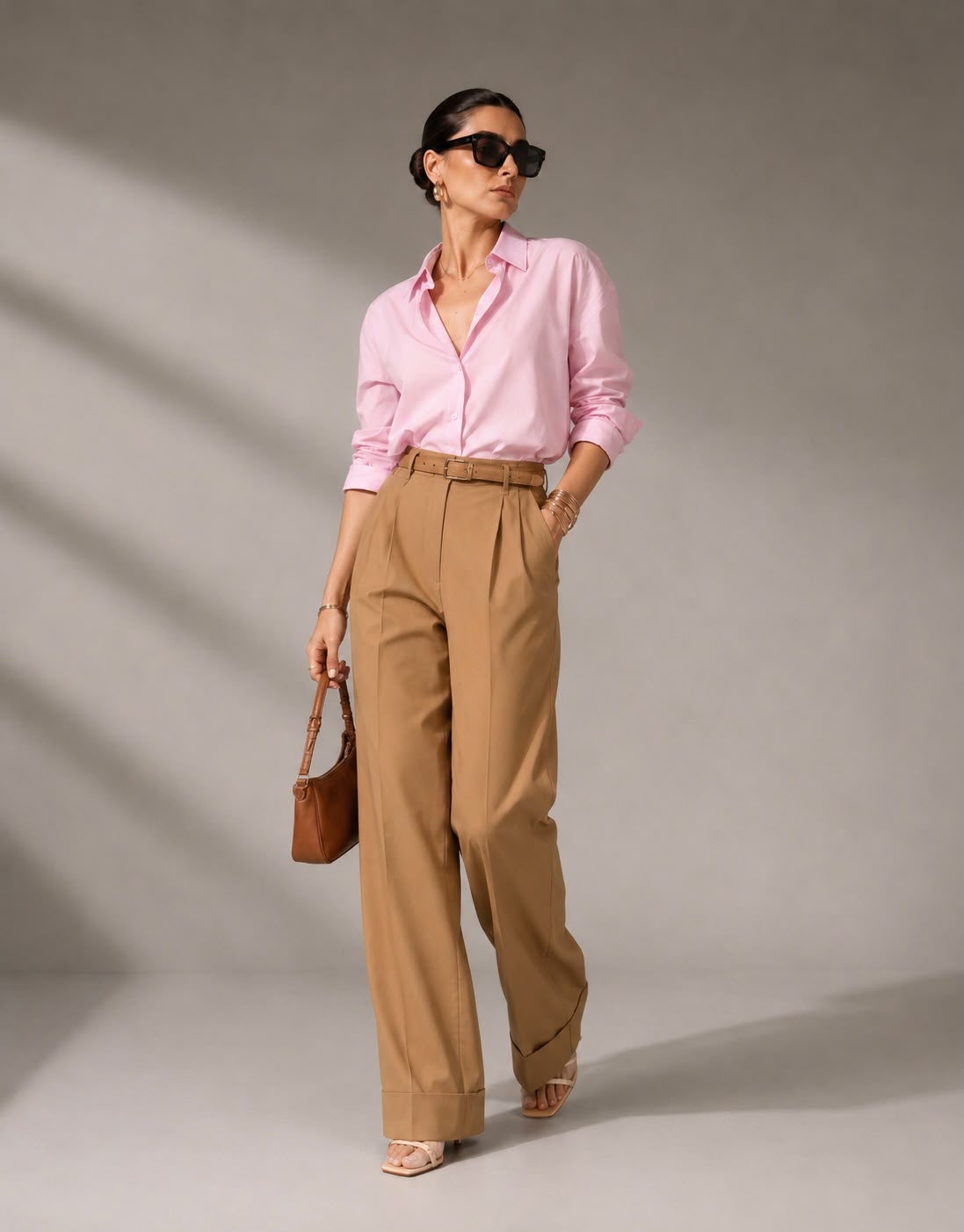 Camel Form Trousers