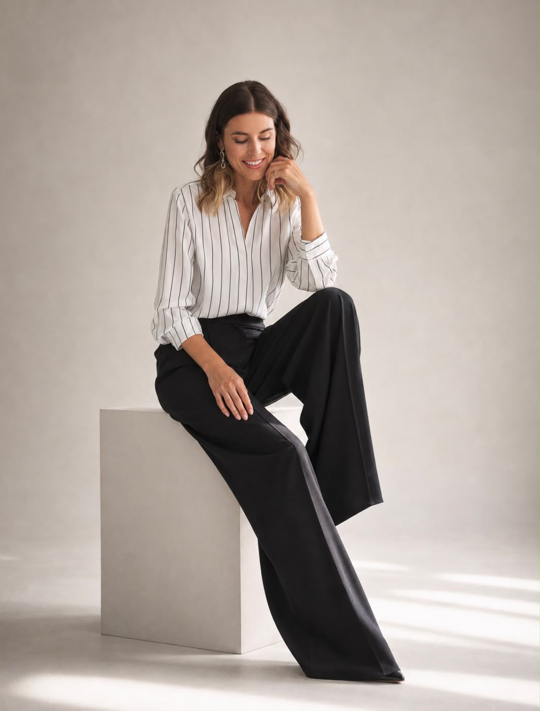 Pinstripe Essential Shirt