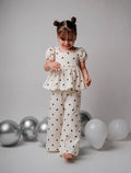 Dotty Peplum Set